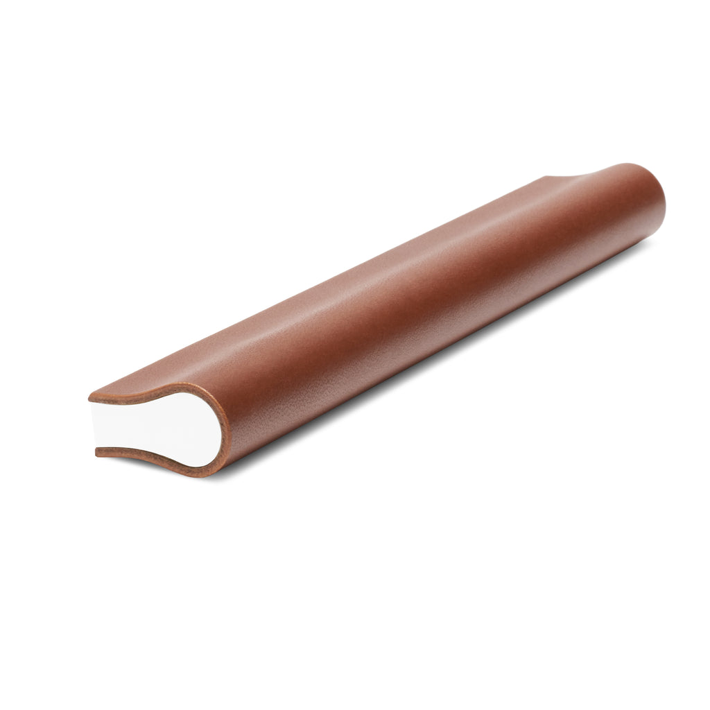 Leather Bound Pull 03 | British Tan | White Core | 148mm Length