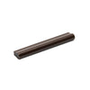 Leather Bound Pull 03 | Chocolate | Black Core | 148mm Length