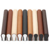 Leather Bound Pull 03 | Chocolate | Black Core | 148mm Length
