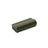 Leather Bound Pull 04 | Olive | Black Core | 52mm Length