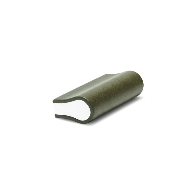 Leather Bound Pull 04 | Olive | White Core | 52mm Length