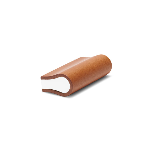 Leather Bound Pull 04 | Saddle Tan | White Core | 52mm Length