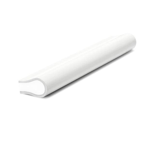 Leather Bound Pull 03 | White | White Core | 148mm Length