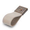 End Cap for Leather Tab Long | Solid Brass Aged