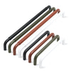 Contour Cabinetry Handle | White Satin with Olive Leather Wrap | from