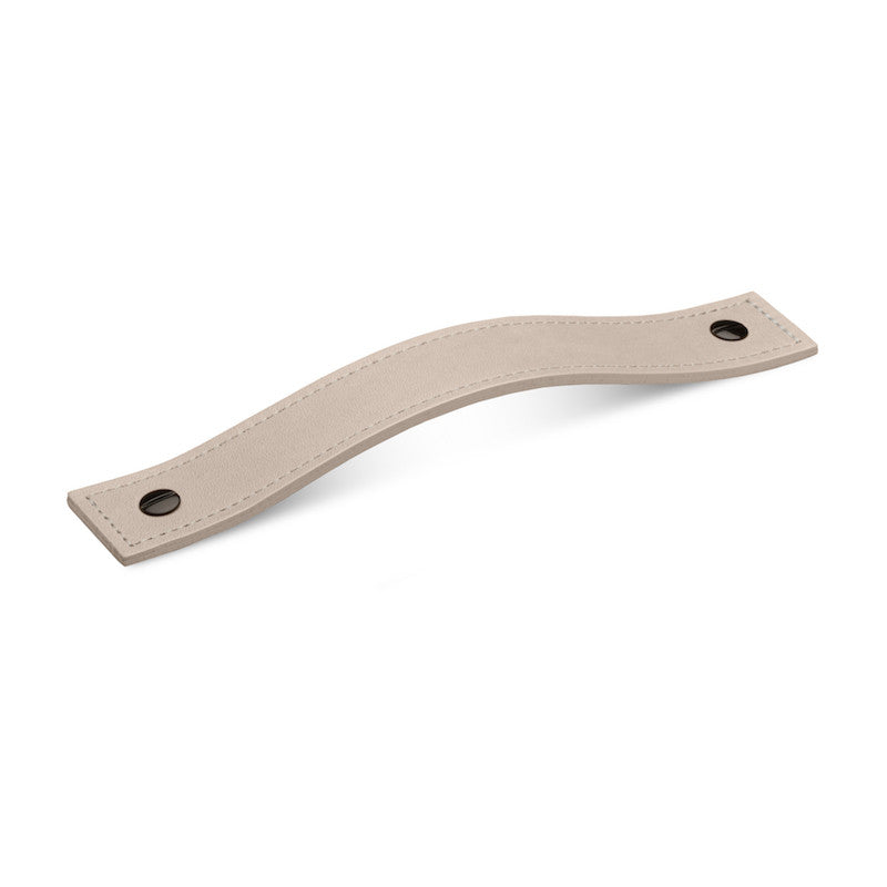 Leather 01 Handles | Matching Stitch | Classic Grey