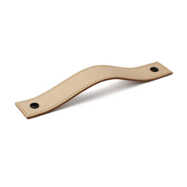 Leather 01 Handles | Matching Stitch | Natural | Natural Edge