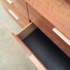 Leather Recessed Pulls | Midnight | Black Edge| Black Oak Core from