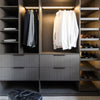 Leather Recessed Pulls | Saddle Tan | Black Edge | Black Oak Core from