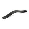 Leather Flat Rounded Handle | Contrast Stitch | Black (Fixings Included)