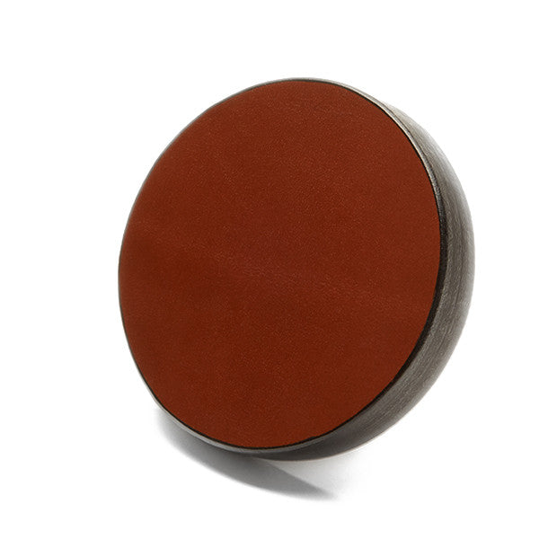 Leather Stacked Joinery Handle | British Tan