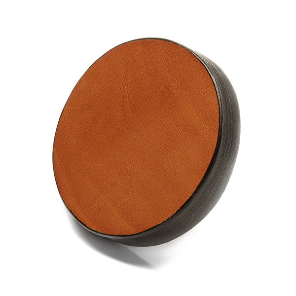 Leather Stacked Joinery Handle | Saddle Tan