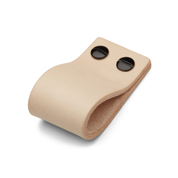 Leather Tab Wide | Natural | Natural Edge