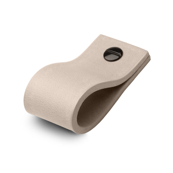 Leather Tab | Classic Grey