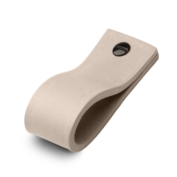 Leather Tab Long | Classic Grey