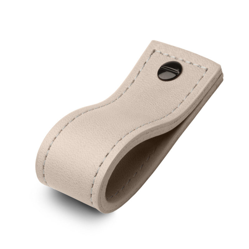 Leather Tab Long | Matching Stitch | Classic Grey
