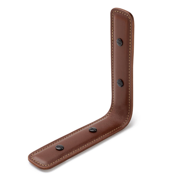 Leather Shelf Bracket | British Tan (Set of 2)