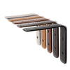 Leather Shelf Bracket | Black (Set of 2)