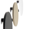 Leather Round Stacked Entry Handle | Back to Back | Classic Grey