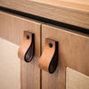 Leather Tab | Natural | Natural Edge