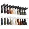 Valet Coat Hook | Unstitched | Chocolate Leather | Black Hook