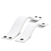 Leather 01 Handles | Matching Stitch | White